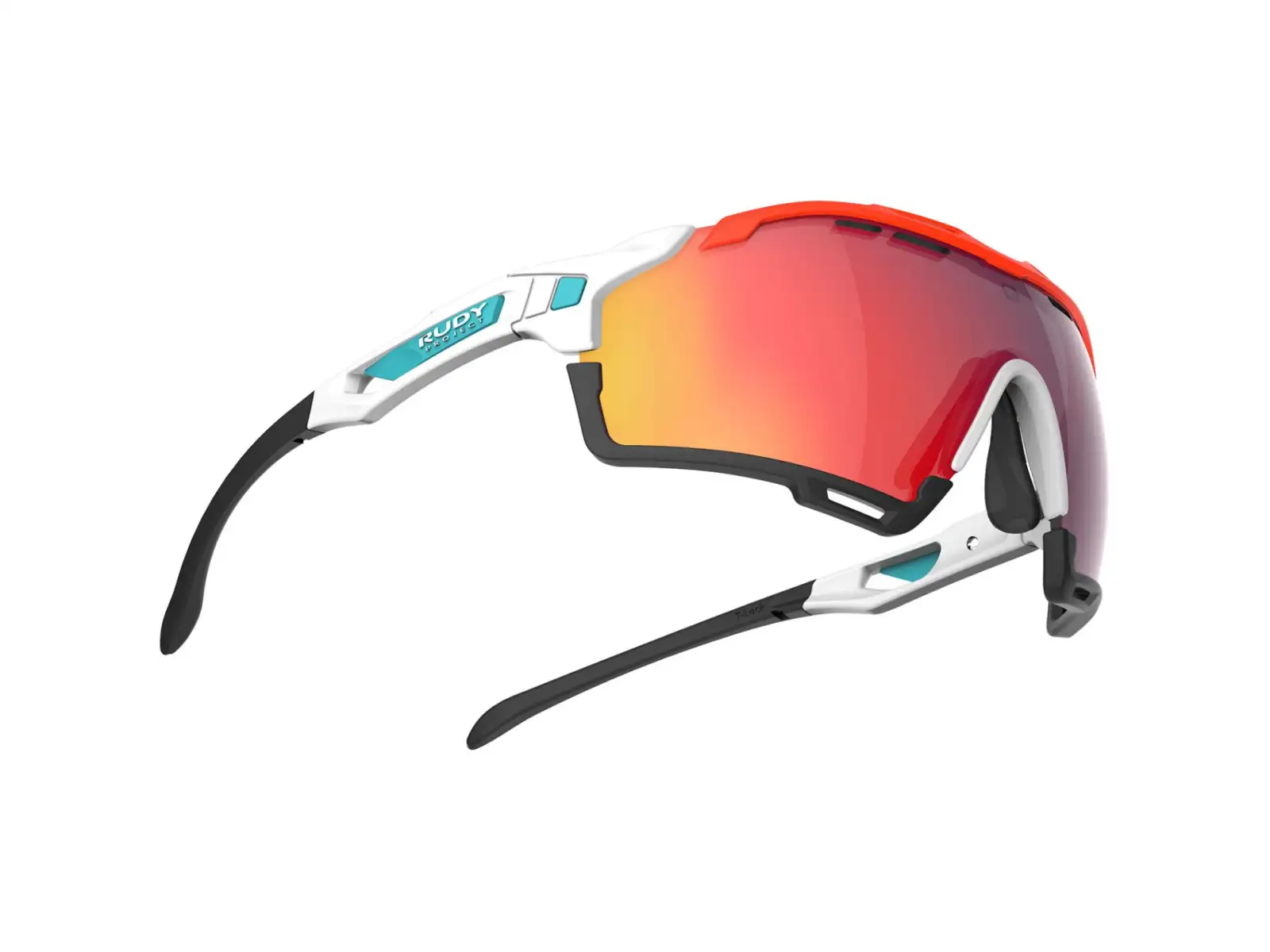 Rudy Project Cutline sports glasses White/Multilaser Red