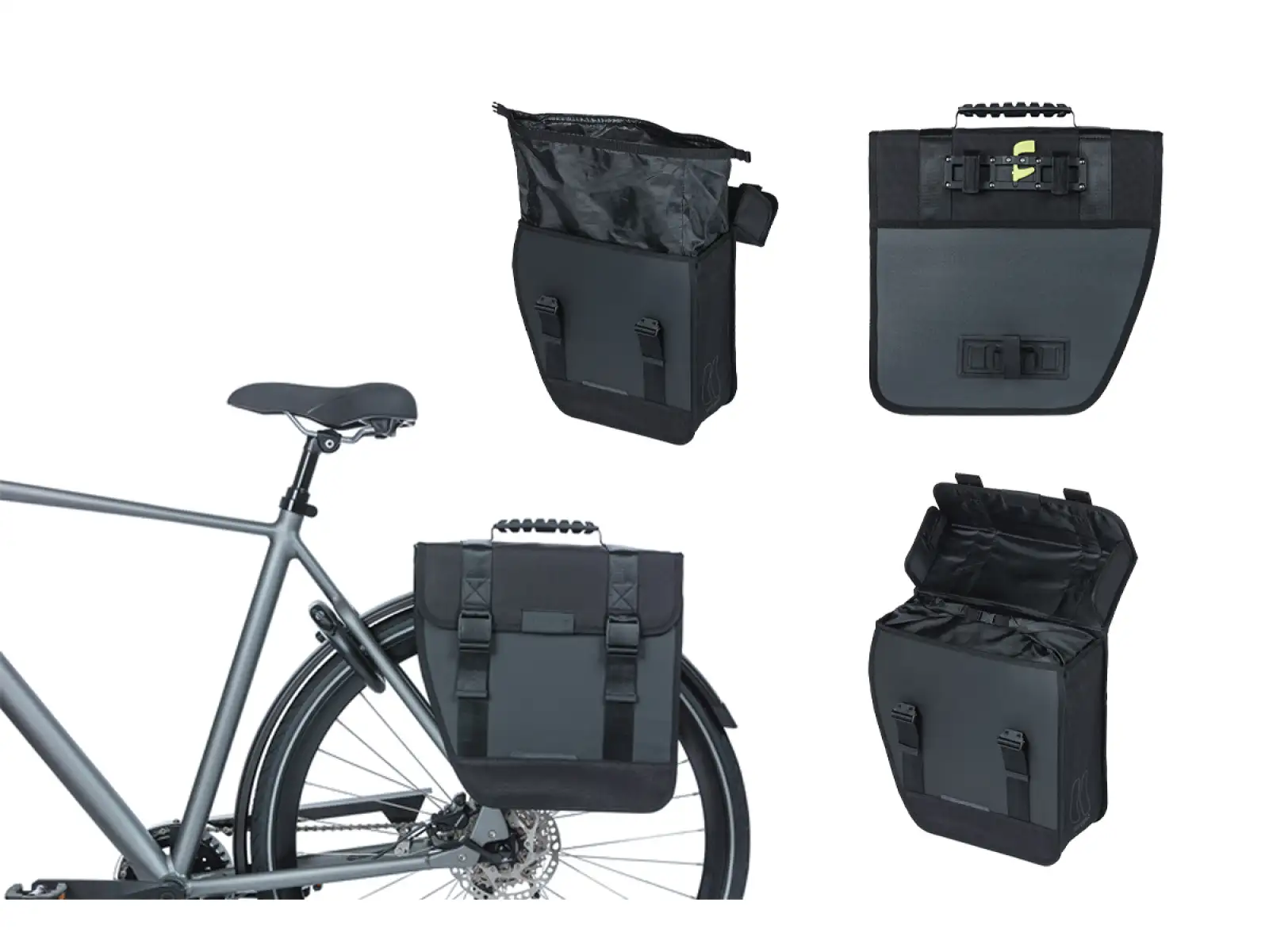 Basil Tour left waterproof 14 Liter pannier