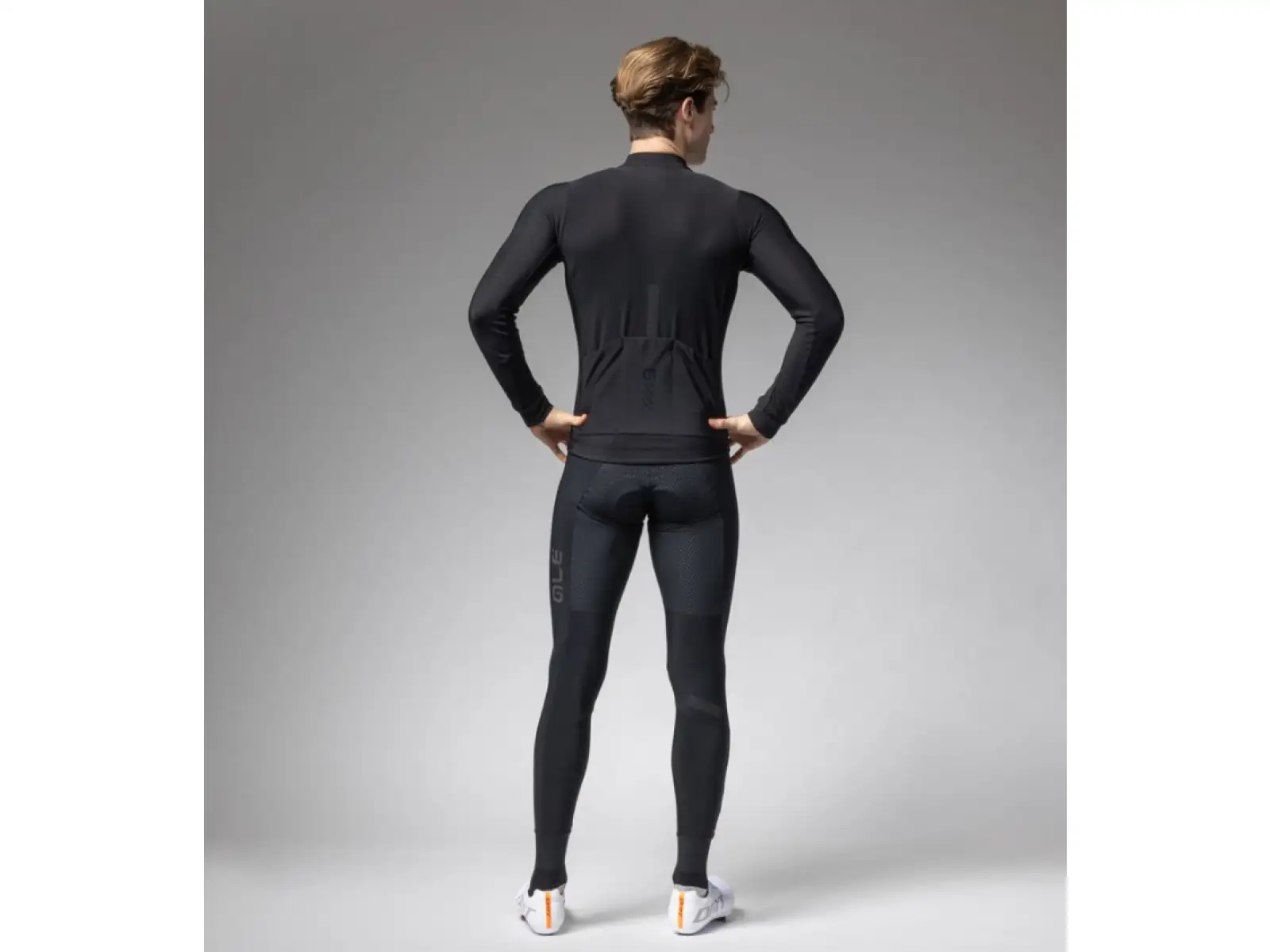 Alé Pragma Fondo 3.0 men's insulated jersey long sleeve Black