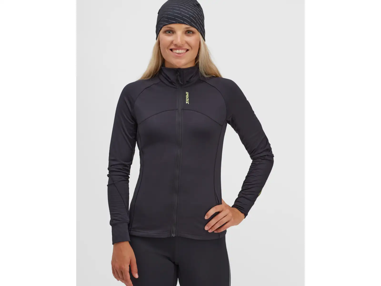 Silvini Staffora women's sweatshirt black/lime
