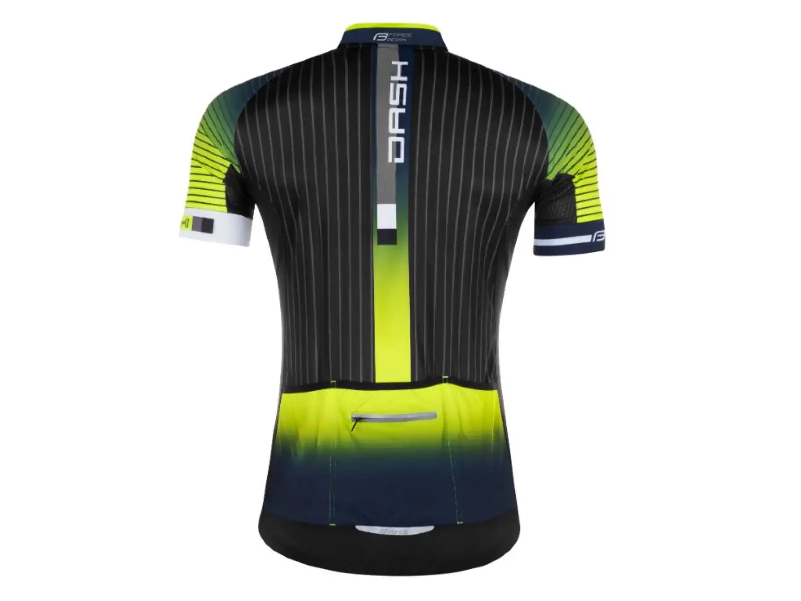 Force Dash men's jersey short sleeve blue/fluo/black