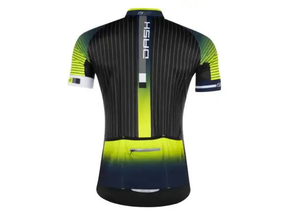 Force Dash men's jersey short sleeve blue/fluo/black
