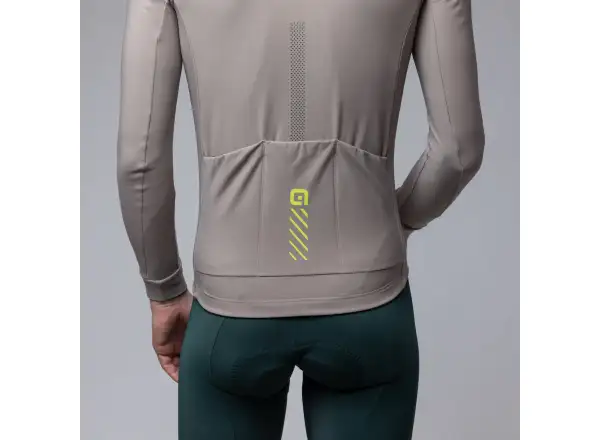 Alé Pragma Fondo 3.0 men's insulated jersey long sleeve Rope Grey