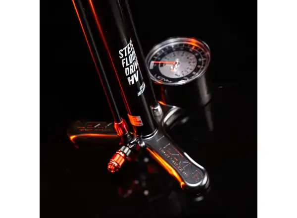 Lezyne Steel HV Floor Drive 3.5 pump Flat Black