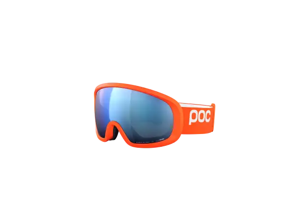 POC Fovea Mid ski goggles Zink Orange/Partly Sunny Blue