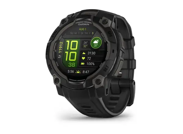 Garmin Instinct 3 Amoled 45 mm smartwatch Black/Black band