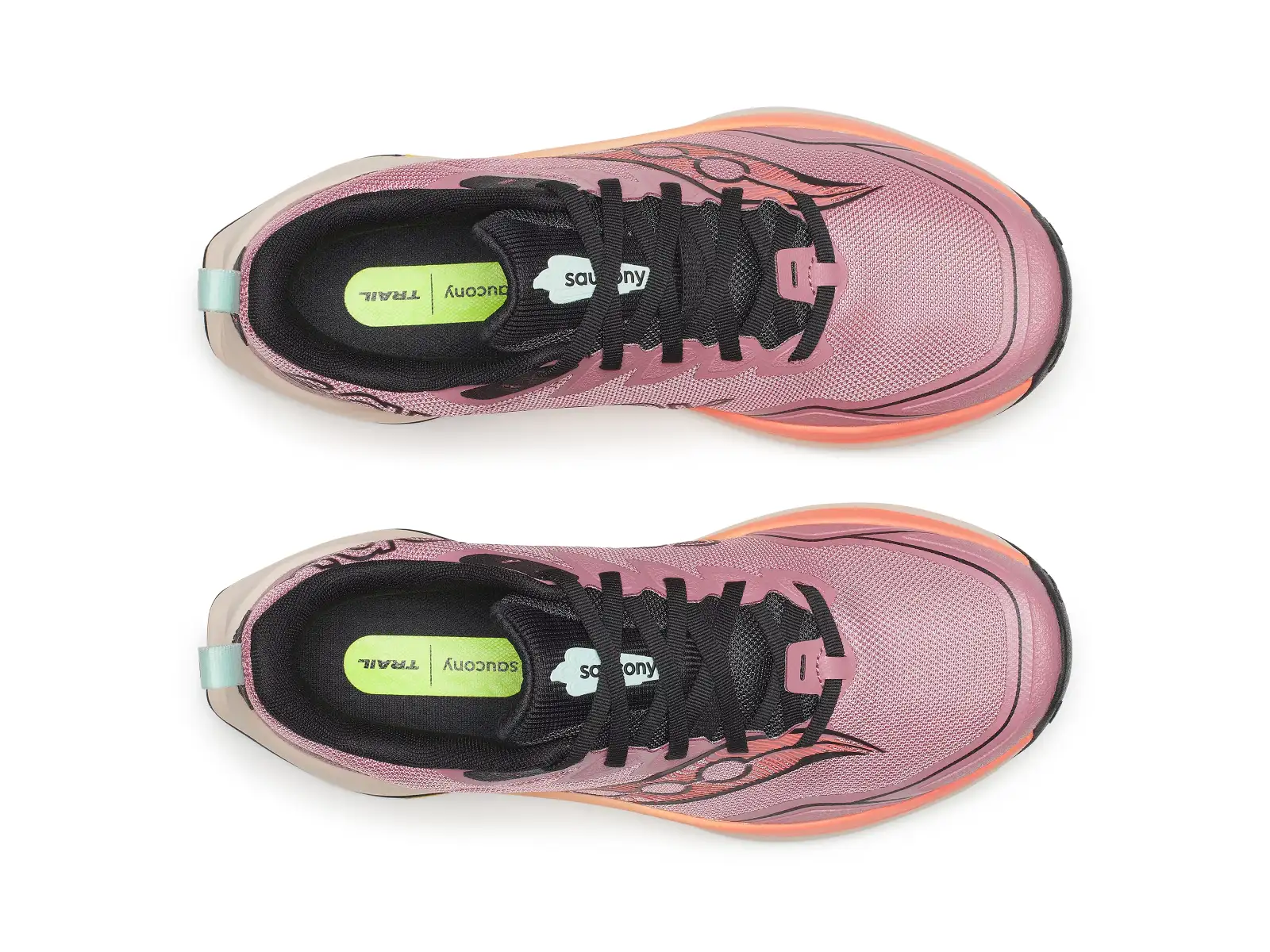 Saucony Peregrine 16 women's running shoes Mauve/Salmon