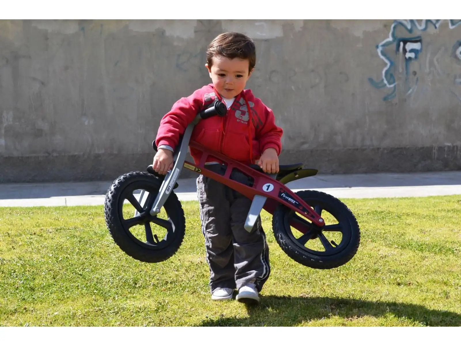 First Bike FAT kids balance bike Violet