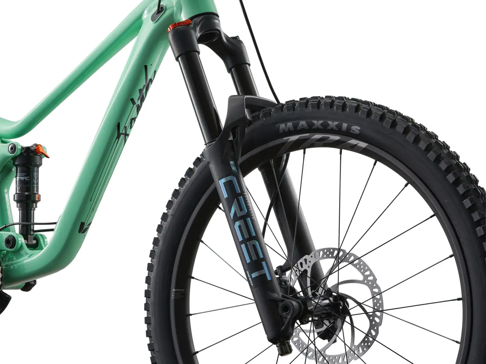 Liv Faith 24 children's full-suspension bike Neo Mint