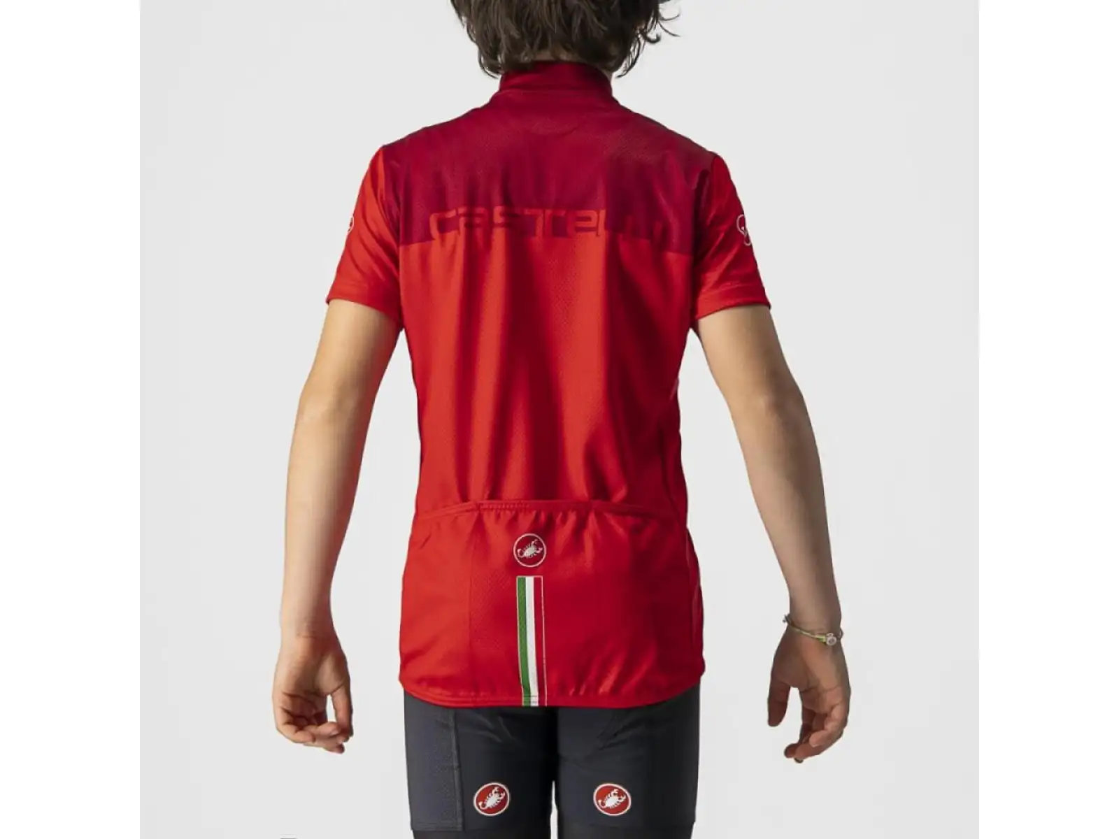 Castelli Neo Prologo kids jersey short sleeve red