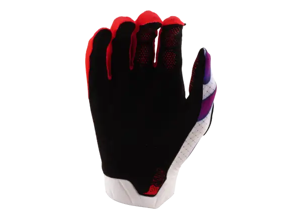 Troy Lee Designs Youth Air Overspray kids gloves White/Violet