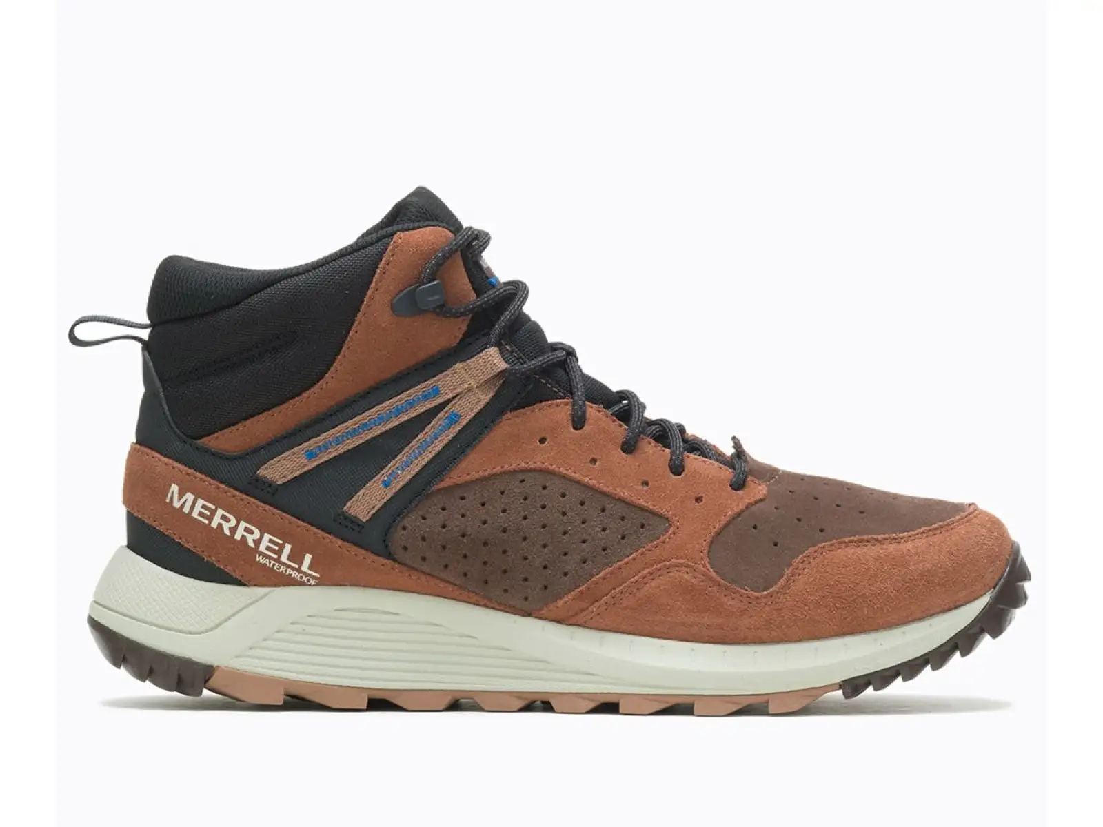 Merrell Wildwood Sneaker Boot MID WP men's hiking shoes bracken