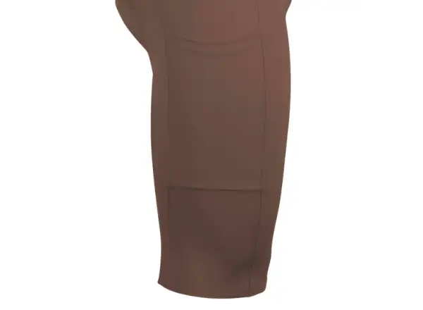 Force Mono men's cycling shorts with pad and bib brown