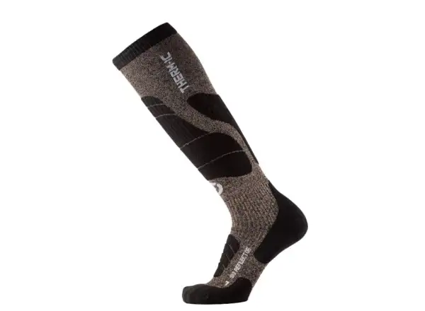 Thermic Ski Merino Reflector unisex socks black/gold