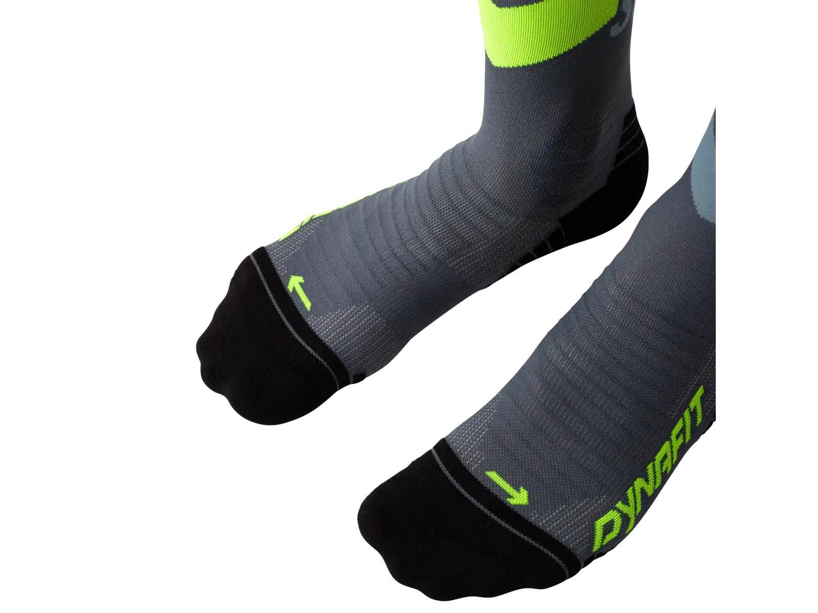 Dynafit Ultra Crew running socks Cinder/Ultra Yellow