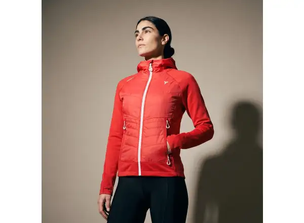 Silvini Divera women's sweatshirt Red/Red