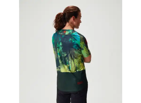 Endura Tropical Tee Print LTD women's jersey short sleeve Ghillie Green
