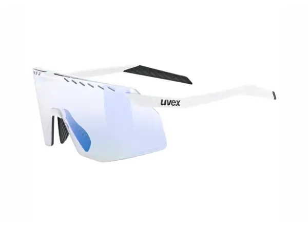 Uvex Pace Stage Variomatic glasses White Matt/Mirror Blue