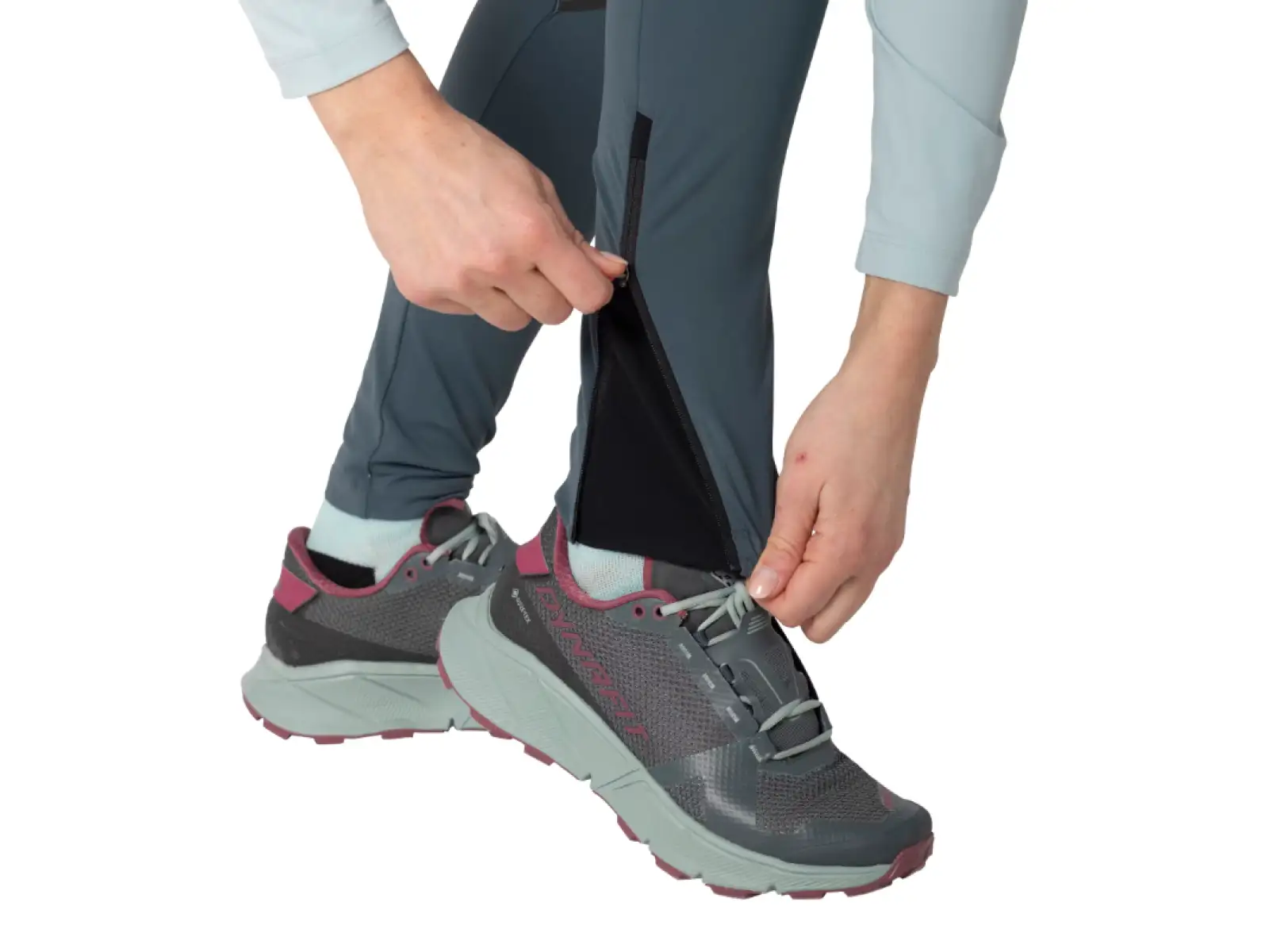 Dynafit Alpine Hybrid women's running pants Cinder