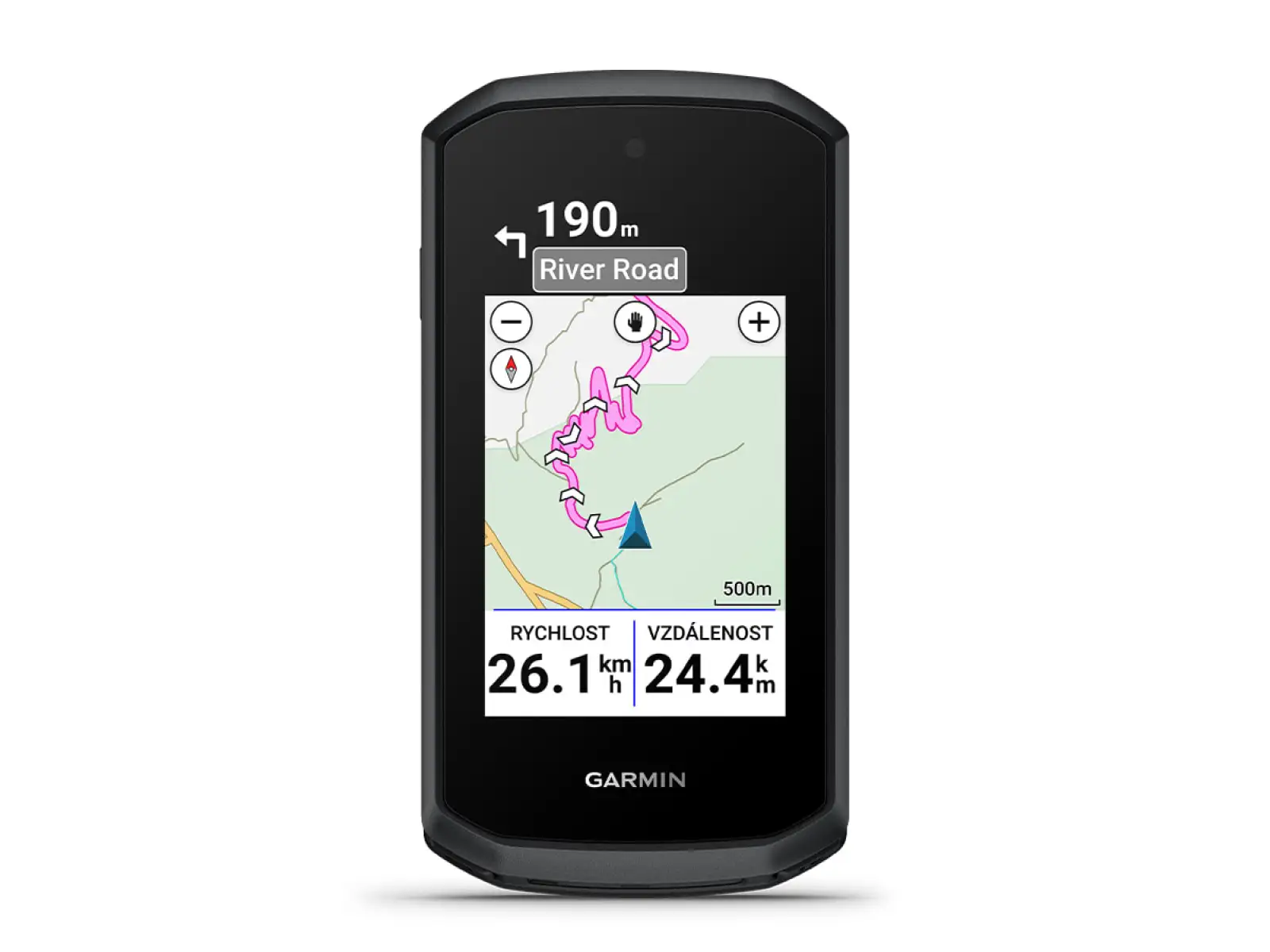 Garmin Edge Explore 3 Plus bike computer with speaker and microphone