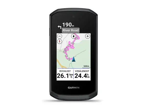 Garmin Edge Explore 3 Plus bike computer with speaker and microphone