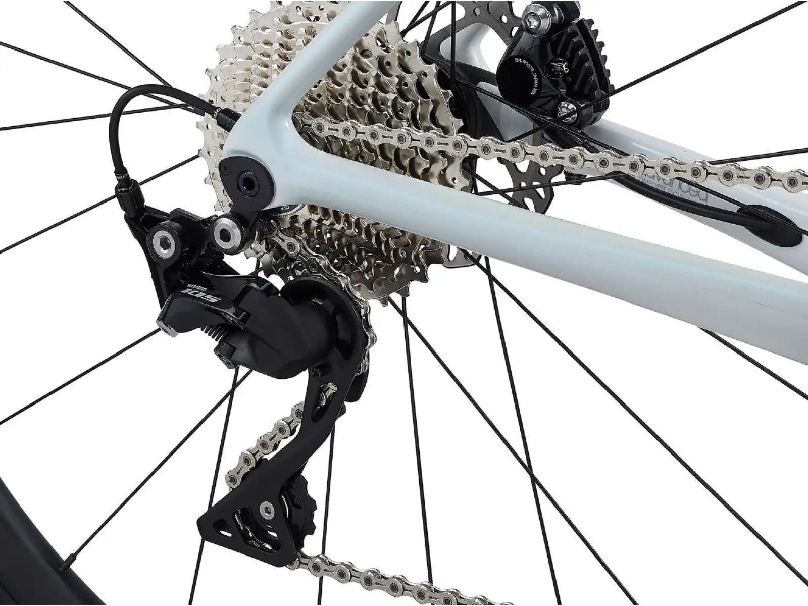 Liv Langma Advanced 2 Disc road bike unicorn white