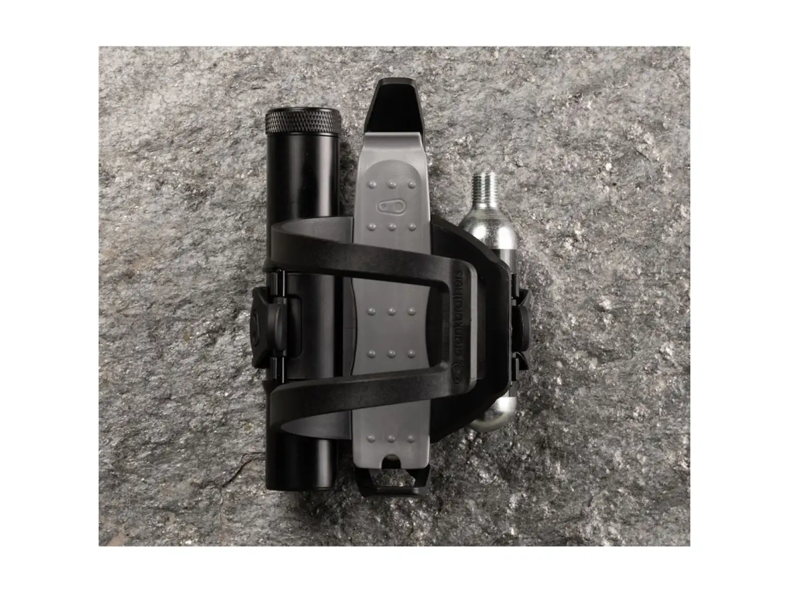 Crankbrothers S.O.S. BC18 bottle cage and tool kit black