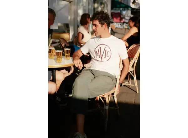Mavic Heritage Logo men's T-shirt short sleeve Off White