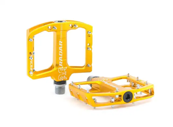 Chromag Radar platform pedals Gold