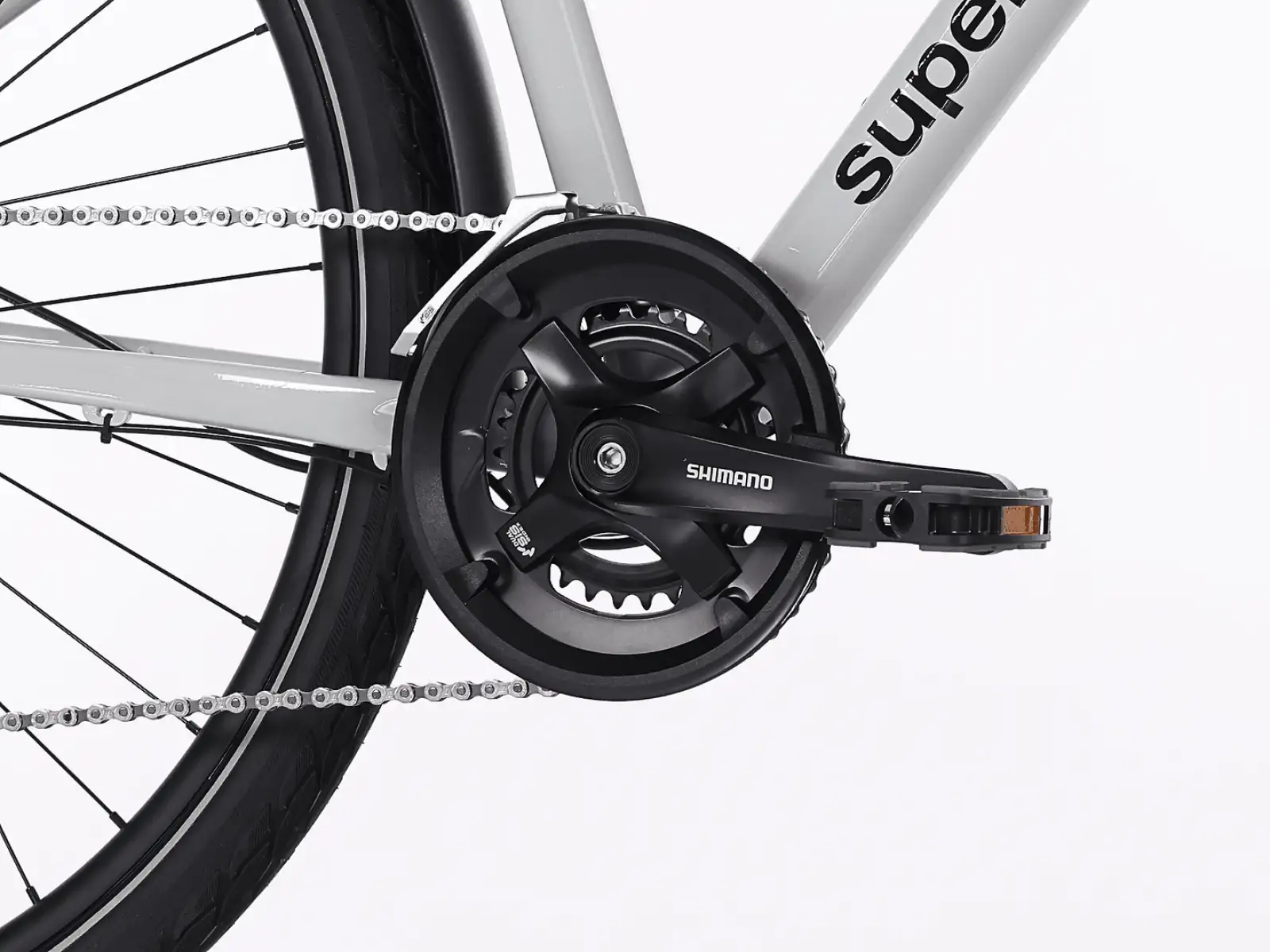 Superior Blox 6.2 T city bike Gloss Grey