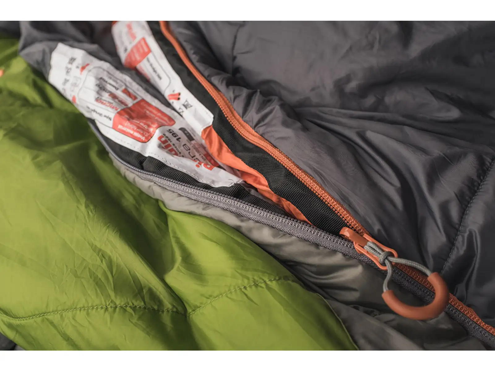 Pinguin Micra CCS sleeping bag 195 cm green