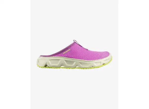 Salomon Reelax Slide 6.0 women's slippers Iris Orchid/Asparsgud Green/Acid Lime