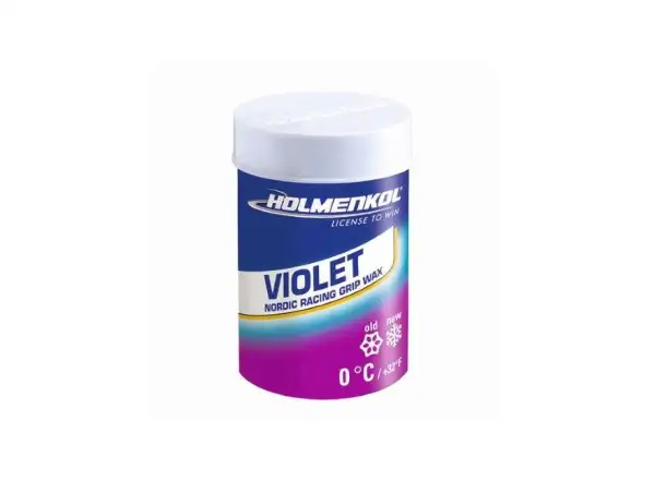 Holmenkol Grip Violet climbing wax 45 g