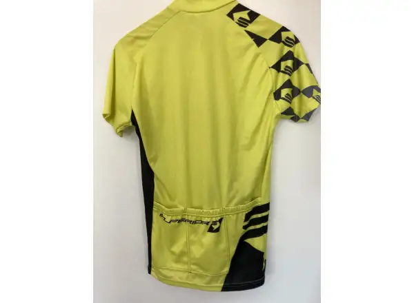 Superior women's jersey black/lime short sleeve