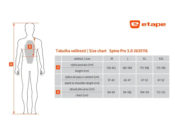 Etape Spine Pro 3.0 men's spine protector