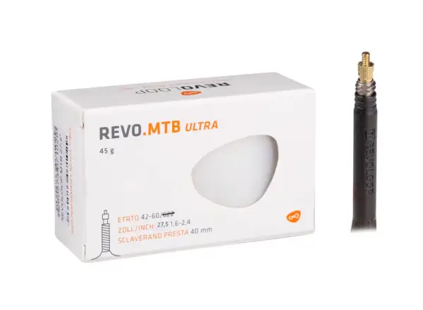 Revoloop Ultra MTB inner tube 27.5x1.60-2.40" FV40 Schrader valve