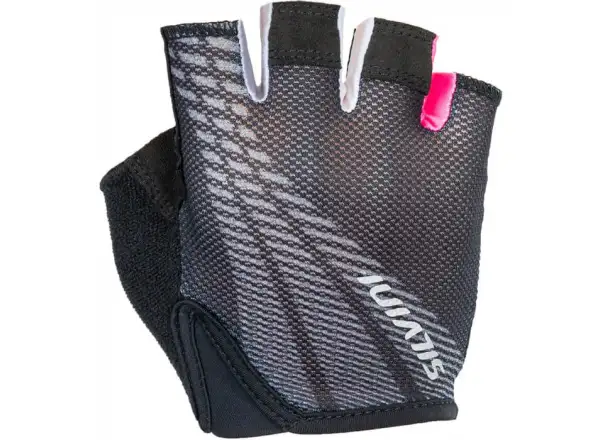 Silvini Team children's gloves black/pink
