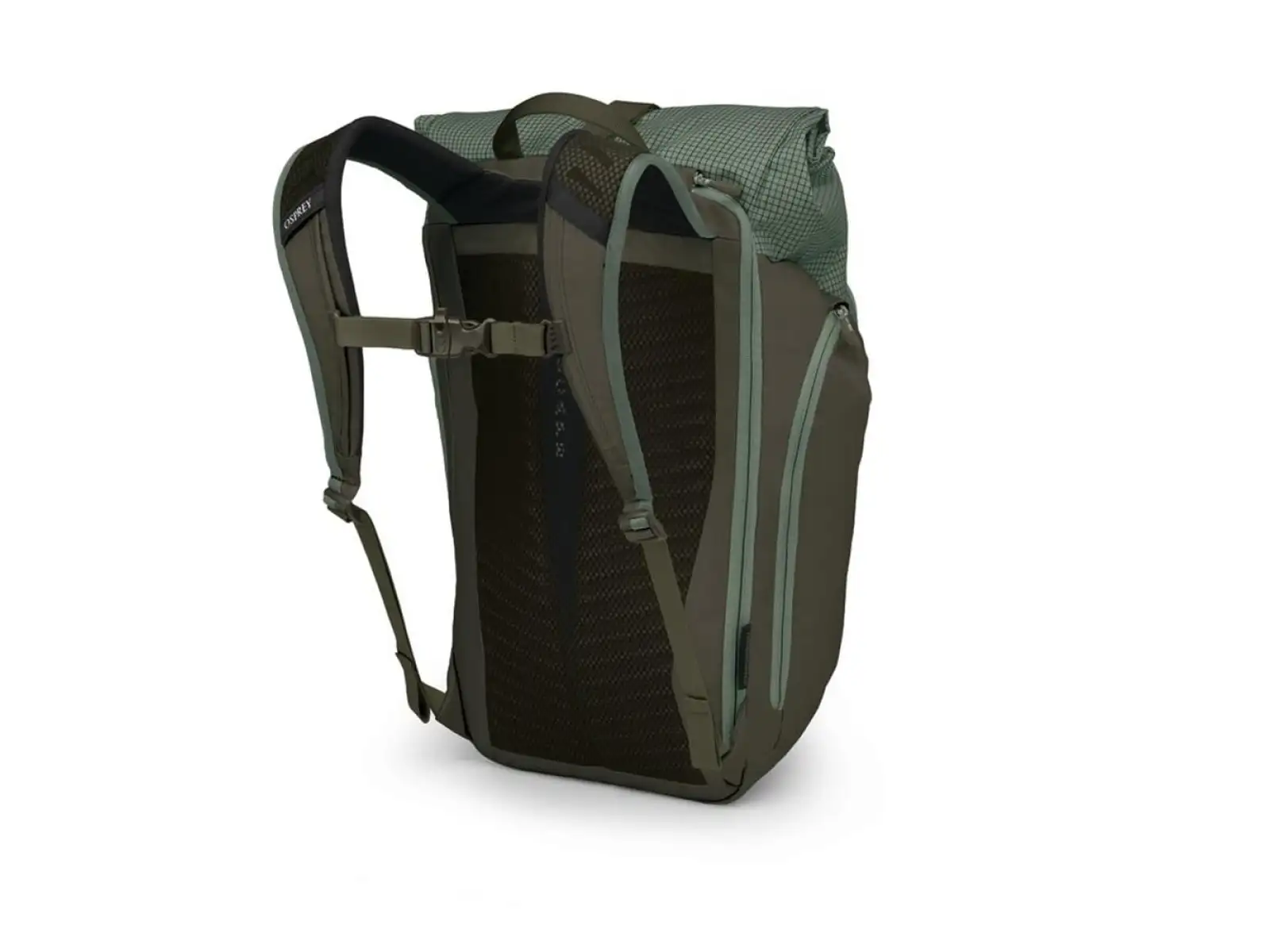 In stock New Osprey Transporter Roll Top backpack Pine Leaf