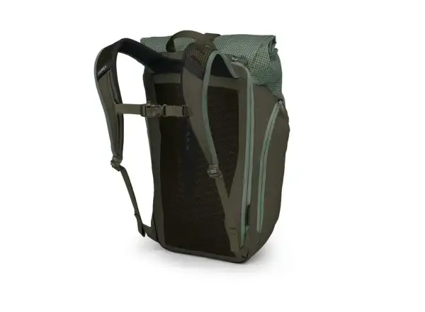 In stock New Osprey Transporter Roll Top backpack Pine Leaf