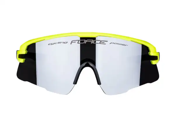 Force Ambient cycling glasses fluo/grey, black mirror lenses