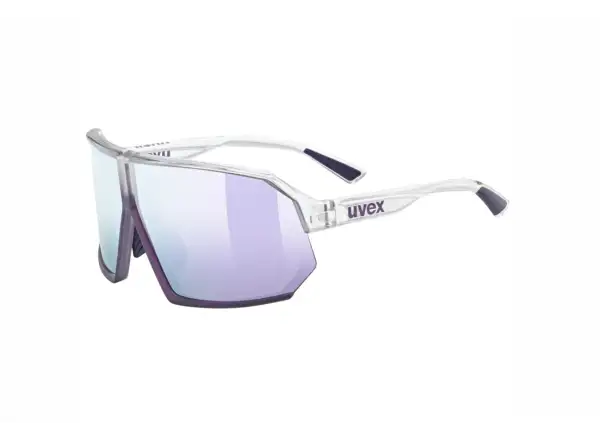 Uvex Sportstyle 237 glasses Clear/Met Purple/Mirror Lavender