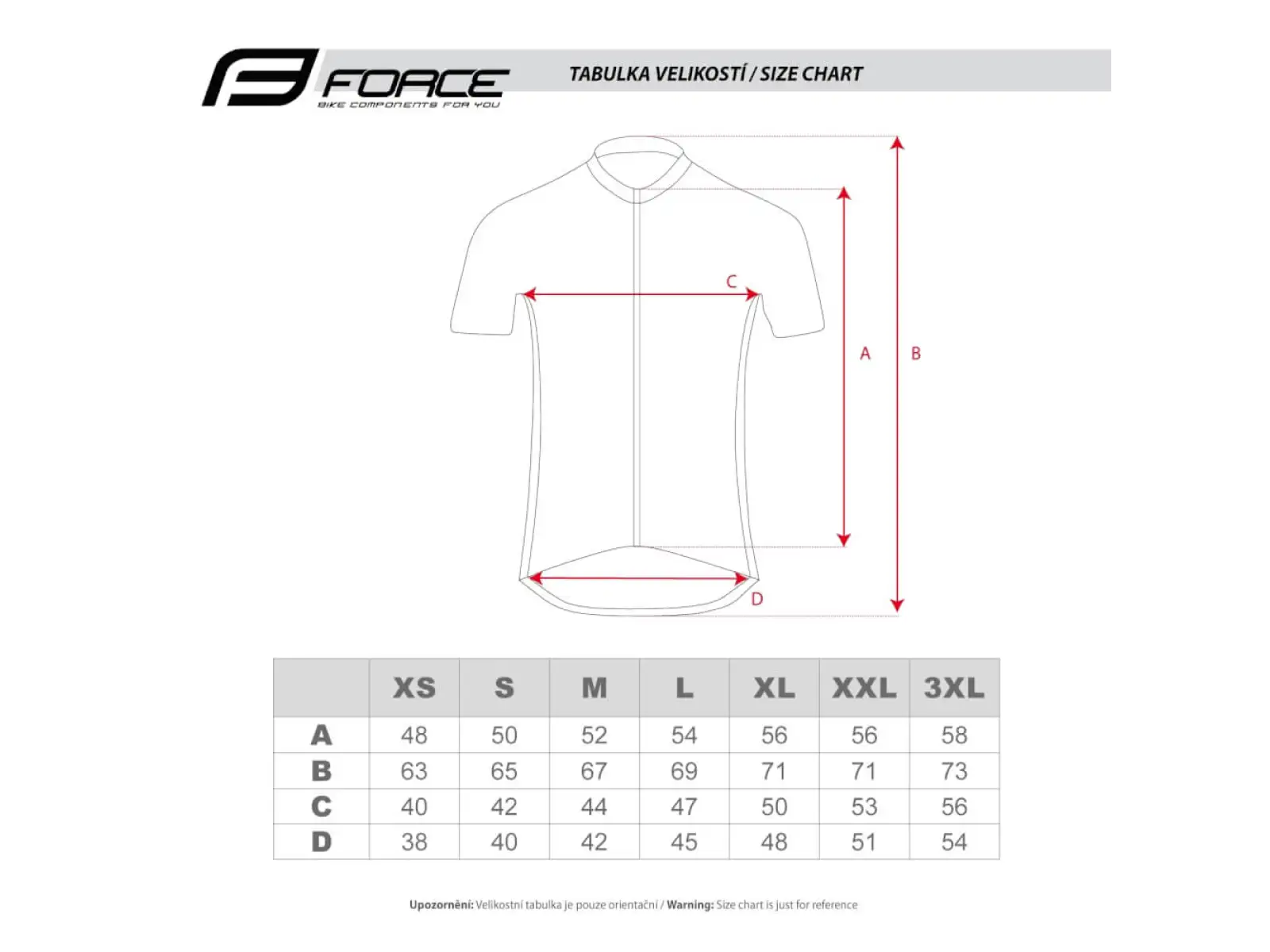 Force Smooth men's jersey short sleeve blue/black