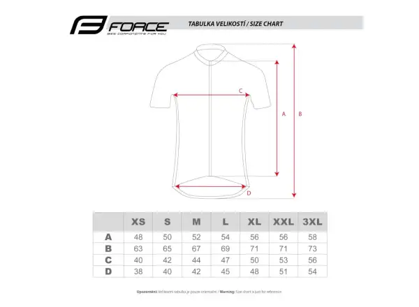 Force Smooth men's jersey short sleeve blue/black