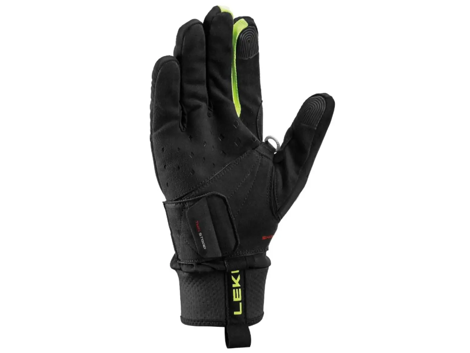 Leki PRC Shark cross-country gloves Black/Neon yellow