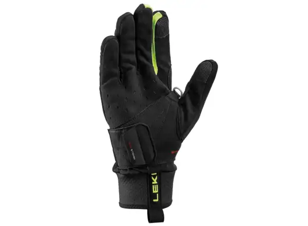 Leki PRC Shark cross-country gloves Black/Neon yellow