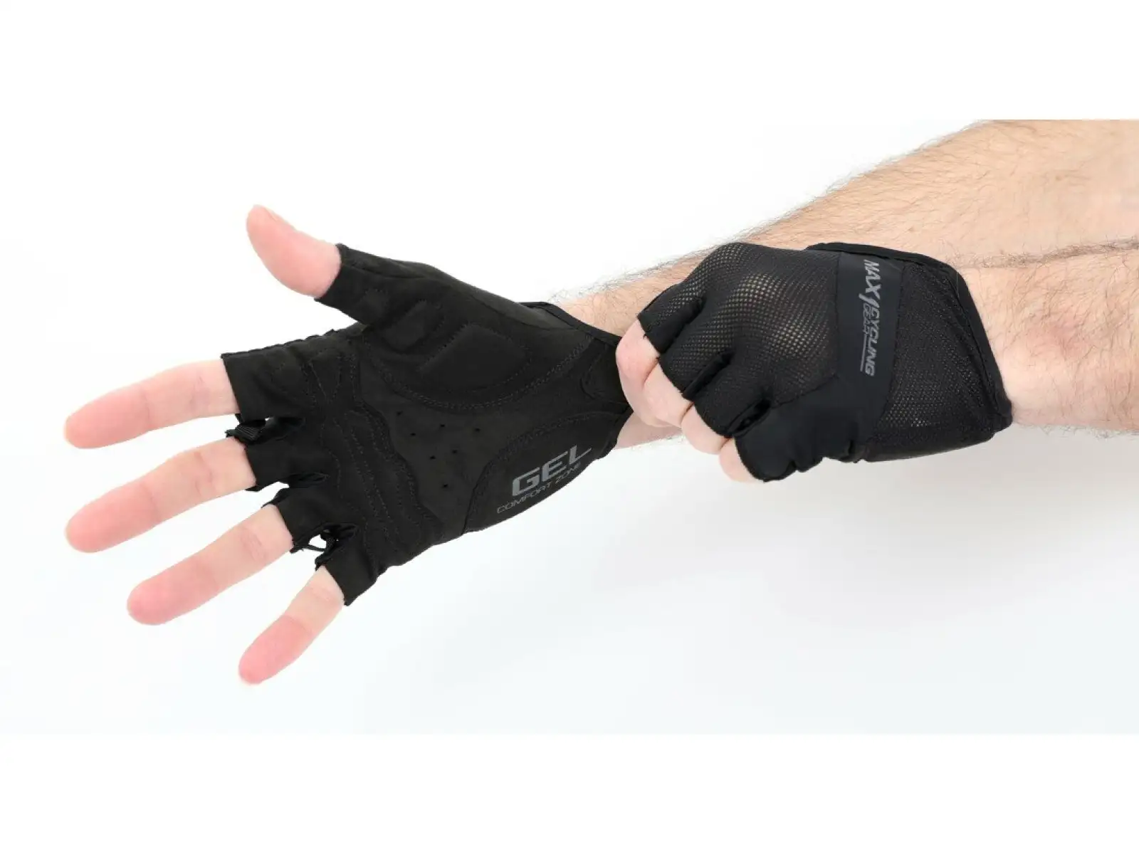 MAX1 short-finger gloves Black