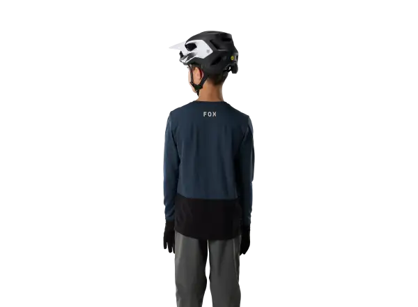 Fox Ranger Youth Head kids jersey long sleeve Galaxy blue