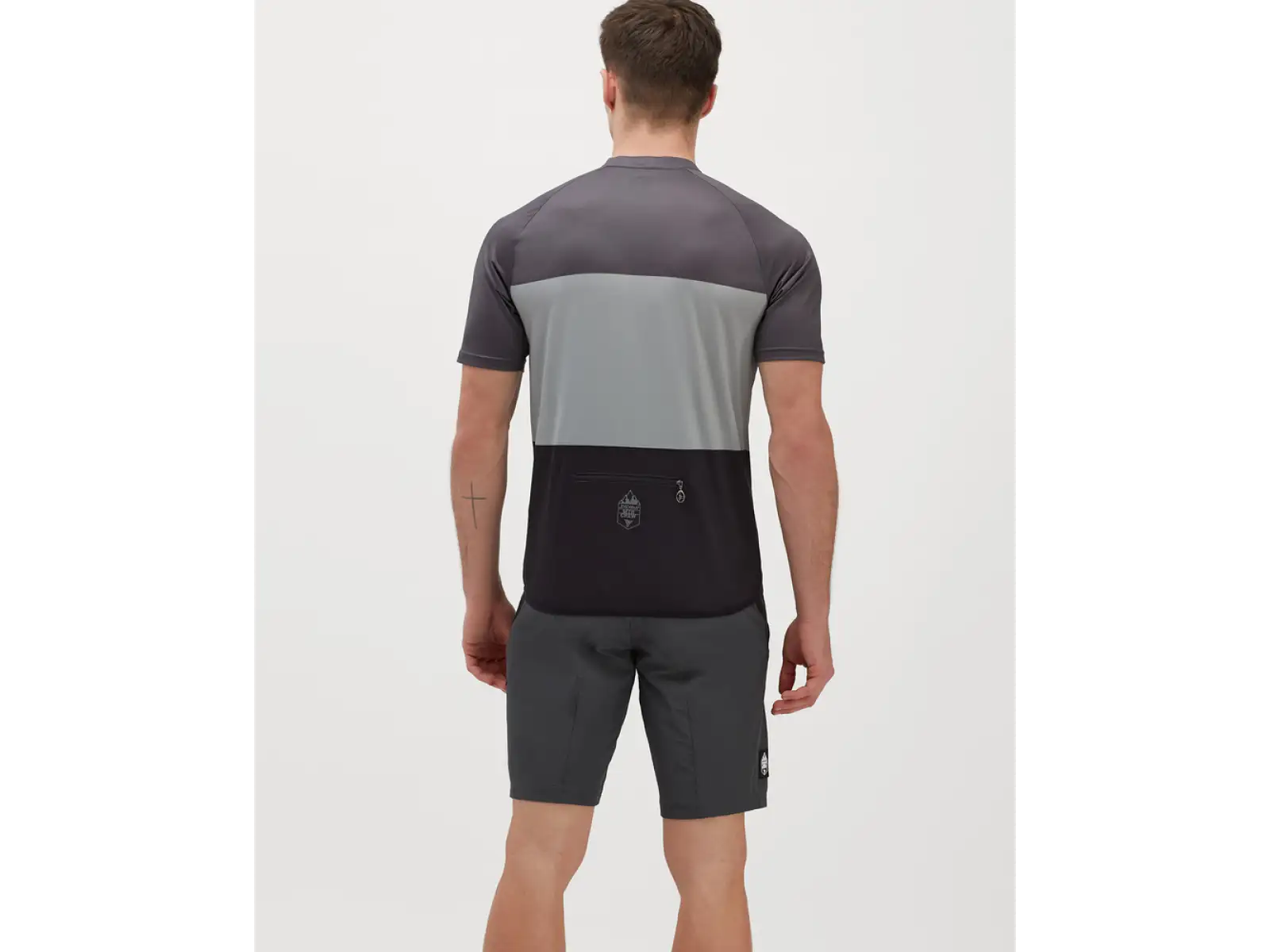 Silvini Turano Pro men's jersey short sleeve cloud/black