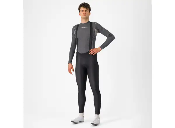 Castelli Espresso Bibtight men's pants with brace and insert Black