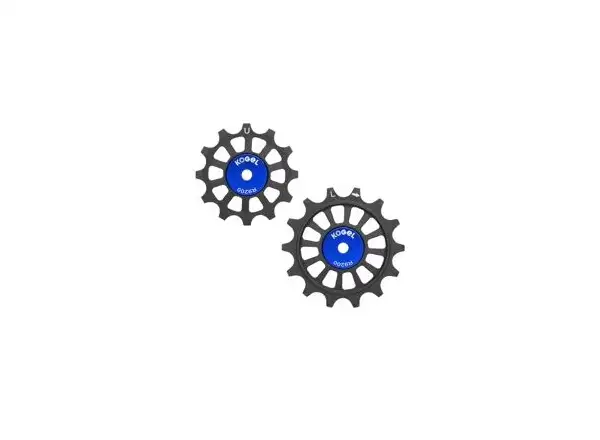 Kogel road pulleys for Shimano Dura Ace R9200 / Ultegra R8100 12/14 t. Black